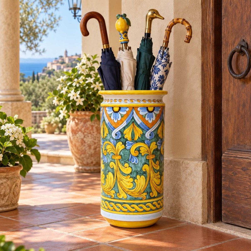 Portaombrelli Cilindrico, ceramica di...