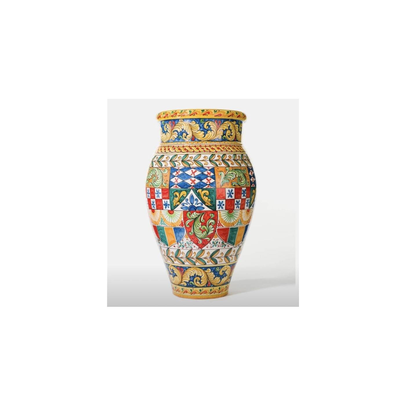 Tot ziens hoogtepunt Havoc Grote pot decoratie Siciliaanse kar ongeveer 75 cm