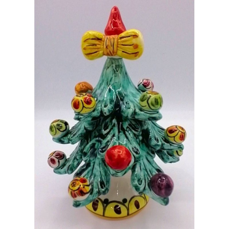 Na Boże Narodzenie z dekorowanymi piłkami ceramicznymi Caltagirone – 3 wymiary modelu FL Green - 