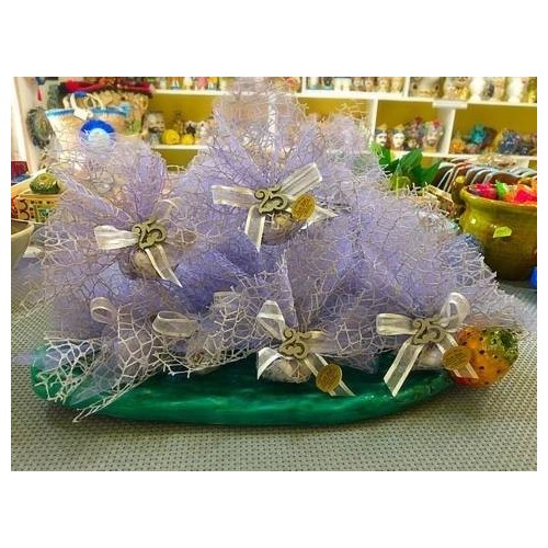 Saccoccino confetti per NOZZE D'ARGENTO - 