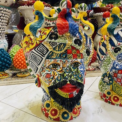 LUXURY ZECCHINO GOLD Dark Brown Caltagirone Elite series - height 46 cm - 