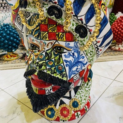 LUXURY ZECCHINO GOLD Dark Brown Caltagirone Elite series - height 46 cm - 