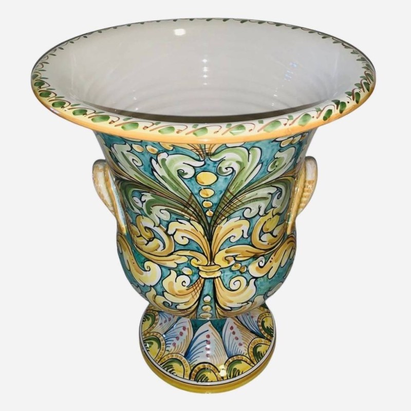 Vaso Villa in ceramica di Caltagirone- altezza 50 cm - 