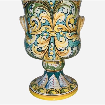 Vaso Villa in ceramica di Caltagirone- altezza 50 cm - 