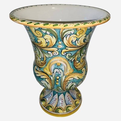 Vaso Villa in ceramica di Caltagirone- altezza 50 cm - 