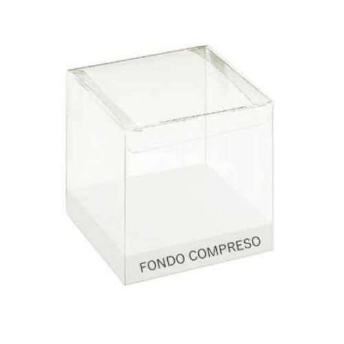 Transparent box for wedding favours – 10x10x14 cm3 -  2
