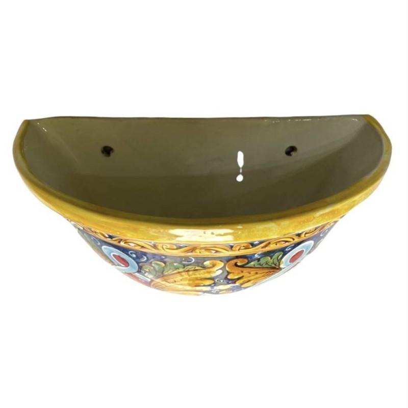 Gerla Grande, wazy dla roślin ściennych, ręcznie dekorowane – pomiary 35x19 cm - 