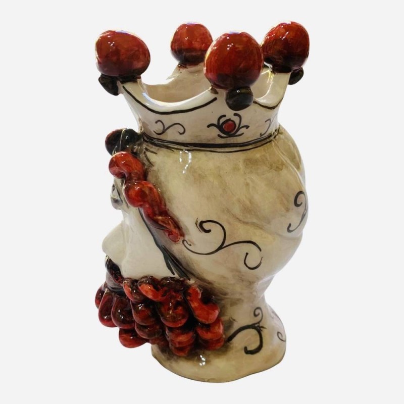 Mythological figures: Polyphemus - Caltagirone ceramic, height 20 cm - 