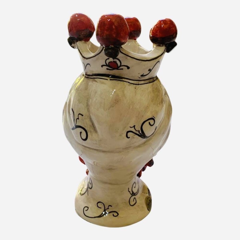 Mythologische Figuren: Polyphem – Caltagirone-Keramik, Höhe 20 cm - 