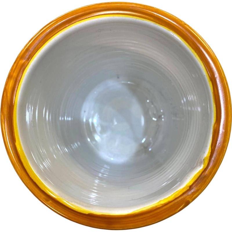 Caltagirone-Keramik-Kellenhalter, H ca. 20 cm. mit Zitronendekor - 