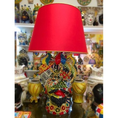 LUXURY OF ZECCHINO Hoofd van Moro Caltagirone serie Elite - lengte 70 cm - 