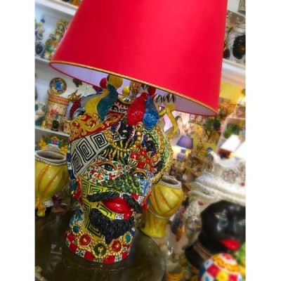 LUXURY OF ZECCHINO Hoofd van Moro Caltagirone serie Elite - lengte 70 cm - 